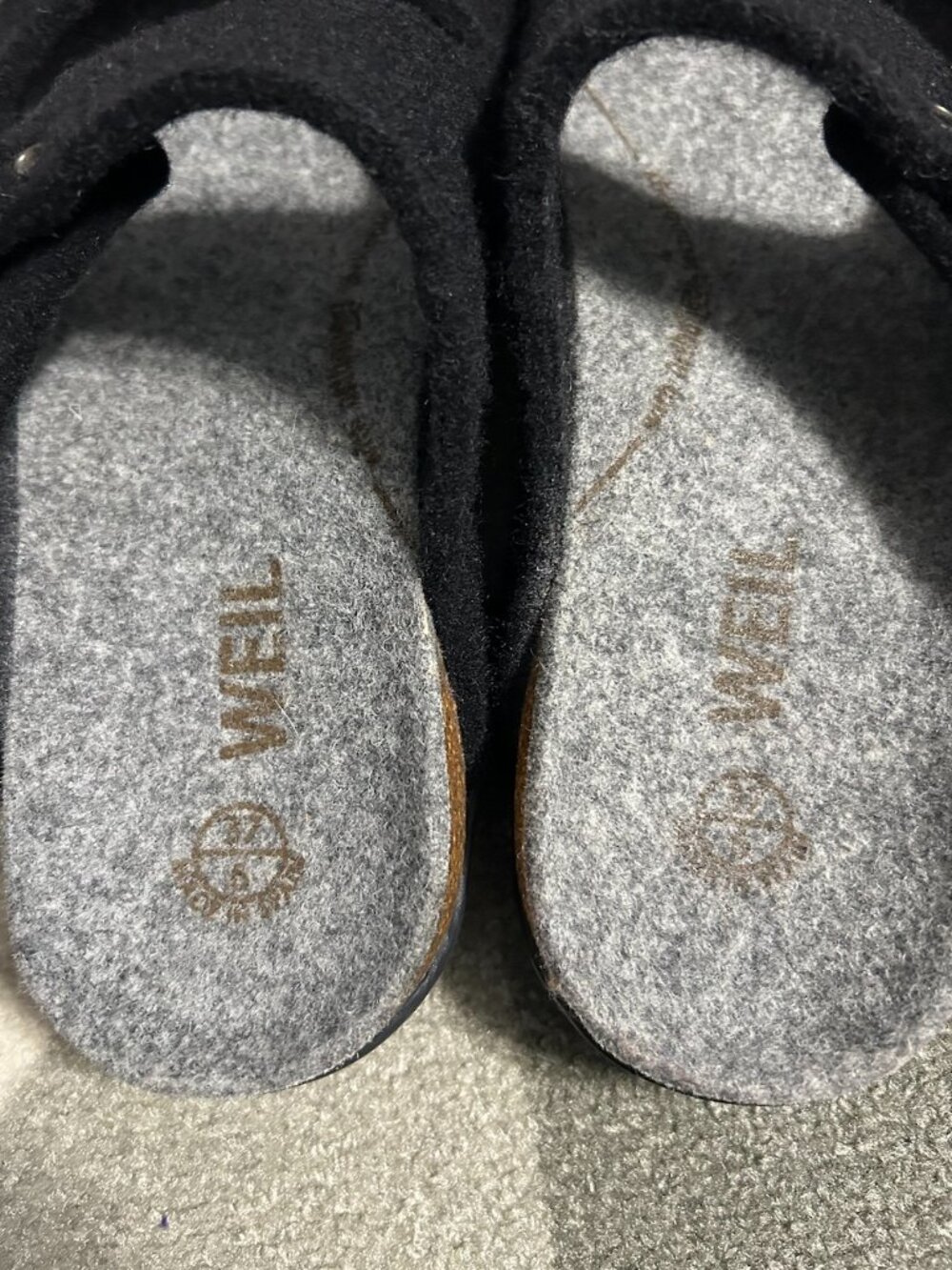 Dr. Andrew Weil Orthaheel WOOL Mary Jane Clogs Mules Slippers Women's EU 37/US 6 - Picture 10 of 12